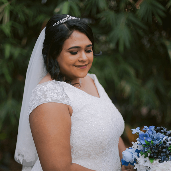 Bridal gown for Christian weddings - Bangalore